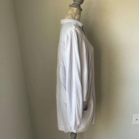 Free People Womens Fade Away Shirt Dress in Purple Ice - Picture 4 of 12